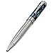 Xezo Platinum Plated Ballpoint Pen, Natural Sea Shell, Sterling Silver (Maestro Sea Shell BP)