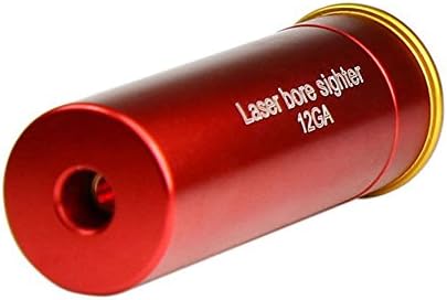 12GA Bore Sight Boresight, Wildfield12 Gauge GA Boresighter Bore Sighter -Red Dot Cartridge Shotgun Laser Boresighting System for Tactical Targeting Hunting Shooting-Mossberg 12 G