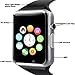 Bluetooth Smart Watch with Camera, Aosmart B1 Smart Watch for Android Smartphones (JetBlack)
