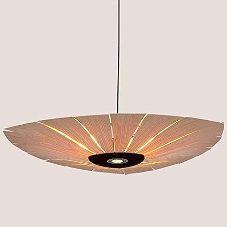 Oaklighting Southeast Asia Wood Veneer Pendant Light Creative