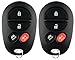 KeylessOption Keyless Entry Remote Car Key Fob Replacement for GQ43VT20T (Pack of 2)