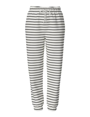 PIECES Pcchilli Hw Sweat Pants Stripes Noos Bc