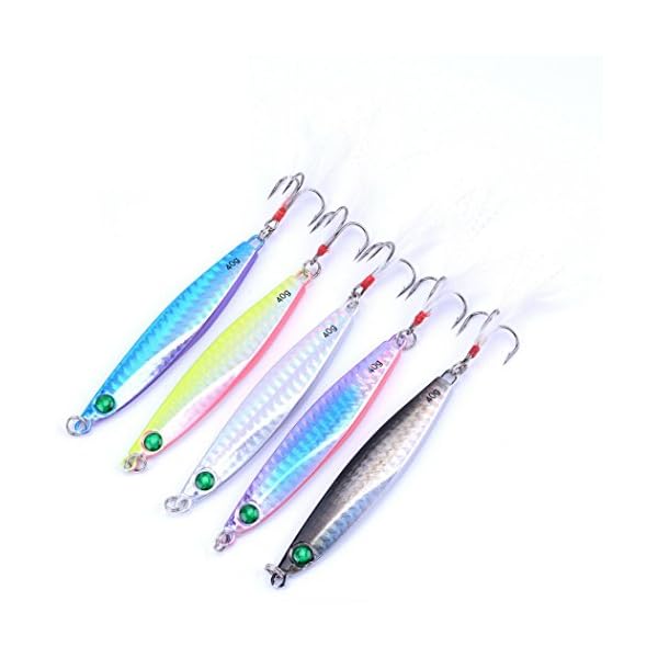 Aorace-5pcslot-87cm-40g-fishing-metal-lure-Lead-Fish-hook-with-feather-Crankbaits-Bass