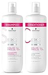 BC Bonacure COLOR FREEZE Sulfate-Free Shampoo and Conditioner Set, 33.81-Ounce