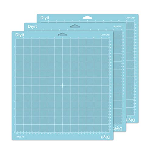 Adhesive Cutting Mats Light Grip 3 Pack 12X12 For Cricut Explore Air