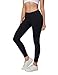 AJISAI Womens Workout Leggings Yoga Pants Running High Waist Tummy Control Color Black Size L