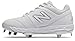New Balance Women's Fresh Foam Velo V1 Metal Softball Shoe, White/White, 8.5 M US
