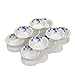 Porlien Elegance Collection Chinese Blue Flower Porcelain Dinnerware Set-46 Pieces, Service for 10