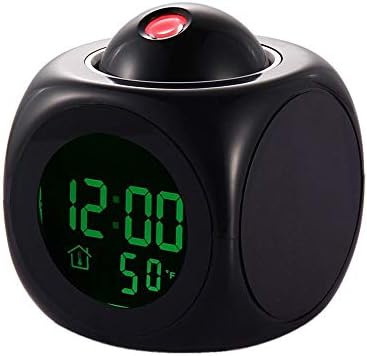 BlueIdea 4 in 1 LCD Time Display, Alarm, Time Projection, Led Backlight, Talking LCD Clock
