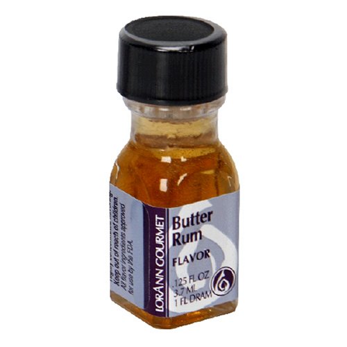 LorAnn Flavoring Oils, Butter Rum Flavor, 1 Dram (Pack of 24)