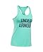 Under Armour Women's Foil Word Mark Tank, Crystal (960)/Metallic Silver, Medium