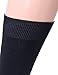 PETANI Mens Socks, 3 pack Rich European Dress Organic Cotton Socks Men Black (XL)