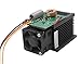 SUNWIN High Power 3W 3000mW Blue Violet Light Laser Module 450nm For DIY Engraver Print (3W)