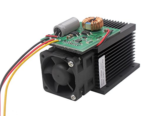 SUNWIN High Power 3W 3000mW Blue Violet Light Laser Module 450nm For DIY Engraver Print (3W)