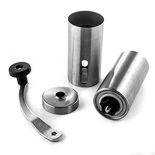 Biltek HOM-005 Coffee (Stainless Steel Manual, Adjustable Conical Ceramic Burr Grinder for Precision Brewing Every Time) - Thumbnail 4