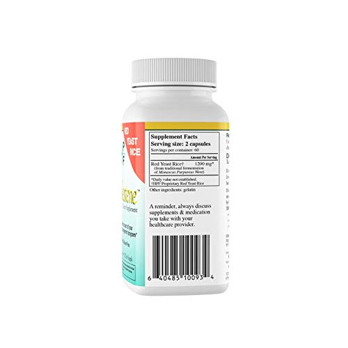 HPF Cholestene Red Yeast Rice, 120 Capsules Pricepulse