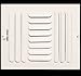 HVAC Premium 3-Way Curved Blade Supply Air Grille - Maximum Air Flow - HVAC Vent Cover, 10 x 8-Inch