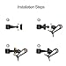 Record Golf Swing, Cell Phone Clip Holder for Golf Training | Work with Clubs, Flag Stick or Alignment Sticks | Quick & Easy to Set Up