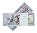 EWIBUSA Total $10,000 Dollar $100X100 Pcs US Currency prop money full print Props money Play Money Bill Real Looking New Style Copy Double-Sided Printing - for Movie, TV, Videos, Advertising & Novelty