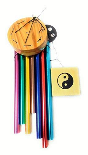 Anish International Wind Chimes For Home Positive Energy 7 Color Pipes Windchimes For Balcony Bedroom With Good Sound