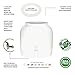 Porcelain Water Dispenser Crock - 2.5 Gallons - Comes with Ring Protector and White Spigot Faucet - Use With Water, Kombucha, Punch and More - Classic Plain White - Paint or Design On This Crock