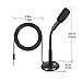 PC Microphone, Computer Microphone with Mute Button, Plug and Play 3.5mm Microphone for Desktop/Laptop/Ipad/Tablet, Microphone for Recording, Podcast, YouTube Video, Voice Chat Online - (M369B)