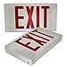 eTopLighting [2PACK] LED Exit Sign, Red Letter Emergency Exit Light, AGG2538