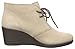 crocs Women's Leigh Suede Wedge Shootie Boot, Tan, 8 M US