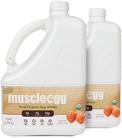 MuscleEgg Organic Liquid Egg Whites Protein - 2 Gallons by MuscleEgg