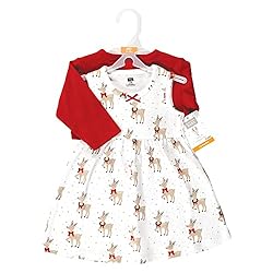 Hudson Baby Baby Girls' Cotton Dress and Cardigan