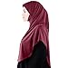 TheHijabStore.com Women's 1 Piece Amira Instant Hijab Ready to Wear Soft Head Wrap - Muslim Head Scarf Pull on Headwear