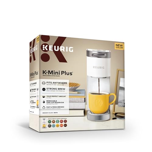 Keurig K-Mini Plus Single Serve K-Cup Pod Coffee Maker, with to