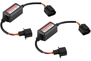 LYGCHII 2 Pcs H13/9008 LED Headlight Canbus, Bulb Upgrade Help Headlight Bulb Decoder Flickering, Fix Headlight Bulb On and Off Flickering Problem Adapter Anti Flicker Error Decoder Warning Canceller