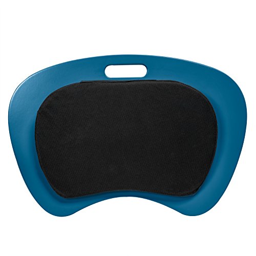 HoneyCanDo TBL06321 Portable Laptop Lap Desk with Handle, Indigo