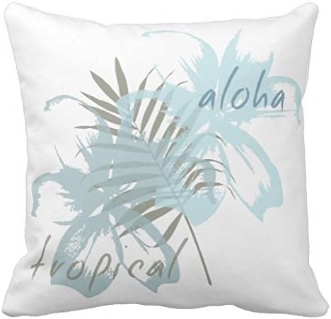 Tropical Aloha Flowers Pillow Case