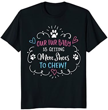 Dog Pregnancy Announcement T-Shirt Grandparent Baby Reveal