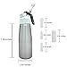 CoZroom Professional Whipped Cream Dispenser (1 Pint) - Brushed Aluminum Body with 3 Decorating Tips – Compatible with all 8 gram N20 Cartridges (Not Included)