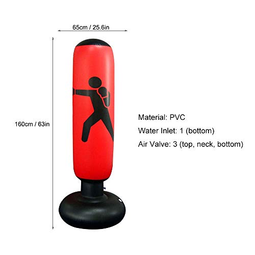 image for GEMGO Fitness Punching Bag for Kids160cm, Boxing MMA Target Bag Inflat