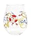 C.R. Gibson 16-Ounce Stemless Acrylic Wine Glasses, By Lolita, Set of 2, BPA Free, Measures 3.5