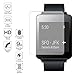 RAYSUN LG G Watch W100 Tempered Glass Screen Protector 0.3mm Real Tempered Glass 9H Hardness Shatterproof High Definition Giftbox Packge (LG G Watch W100)