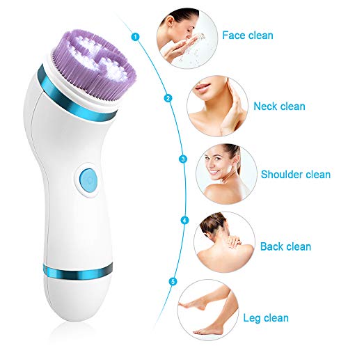 image for phixilin Facial Cleansing Brush Rechargeable Electric - Facial Cleanin