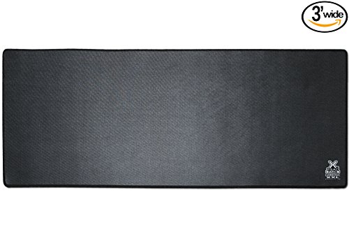 XTracPads Carbonic XXL 36″ x 13″ x 1/8″ Desk Mat