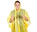 Wealers Rain Poncho Bulk Pack Disposable Emergency Ponchos Adults Raincoat Multi Colors