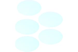 COHEALI 5pcs Self-Adhesive Warm Light Filter Sheets 15cm Diameter Rainbow Color Correction Film for LED