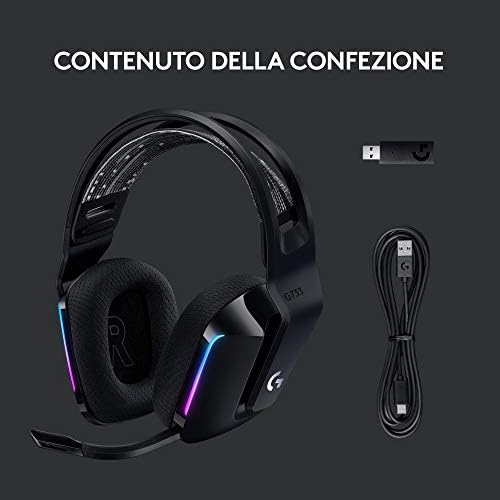 733 LIGHTSPEED Cuffia wireless con microfono gaming