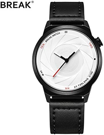 Grass 135 Break Photographer Series Unique Camera Style Stainless Strap Men Women Casual Fashion Sport Quartz Modern Gift Wrist Watches