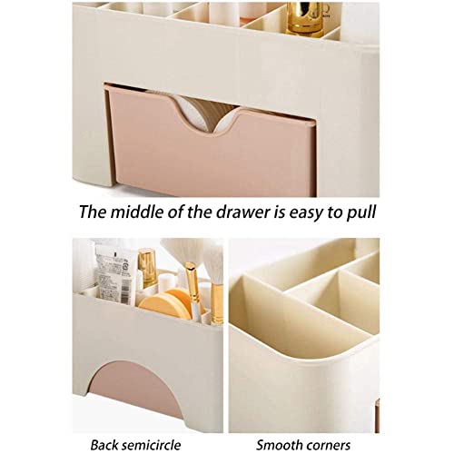 INKULTURE Plastic Cosmetic Storage Box Multi Functional Desktop Tidy Organiser Holder With Drawer 01 Pcs 3