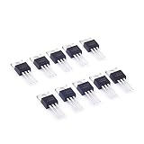 Cylewet 10Pcs RFP30N06LE 30A 60V 0.047Ohm Logic Level N-Channel Power Mosfet TO-220 ESD Rated for Arduino (Pack of 10) CYT1047