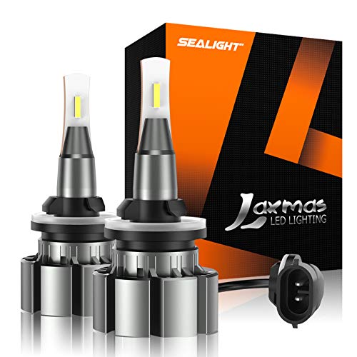 SEALIGHT 881 Bombilla de luz antiniebla LED, 5000 lúmenes, 6000 K, blanco xenón extremadamente brillante, 889898886894 Bombilla de luz antiniebla halógena de repuesto, paquete de 2