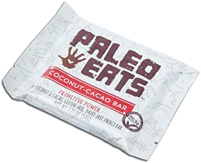 Paleo Eats, All Natural, Gluten and Dairy Free, Paleo Eats Energy Bar, 1.75 OZ Bars, Pack of 6 Original (Chocolate/Coconut)
